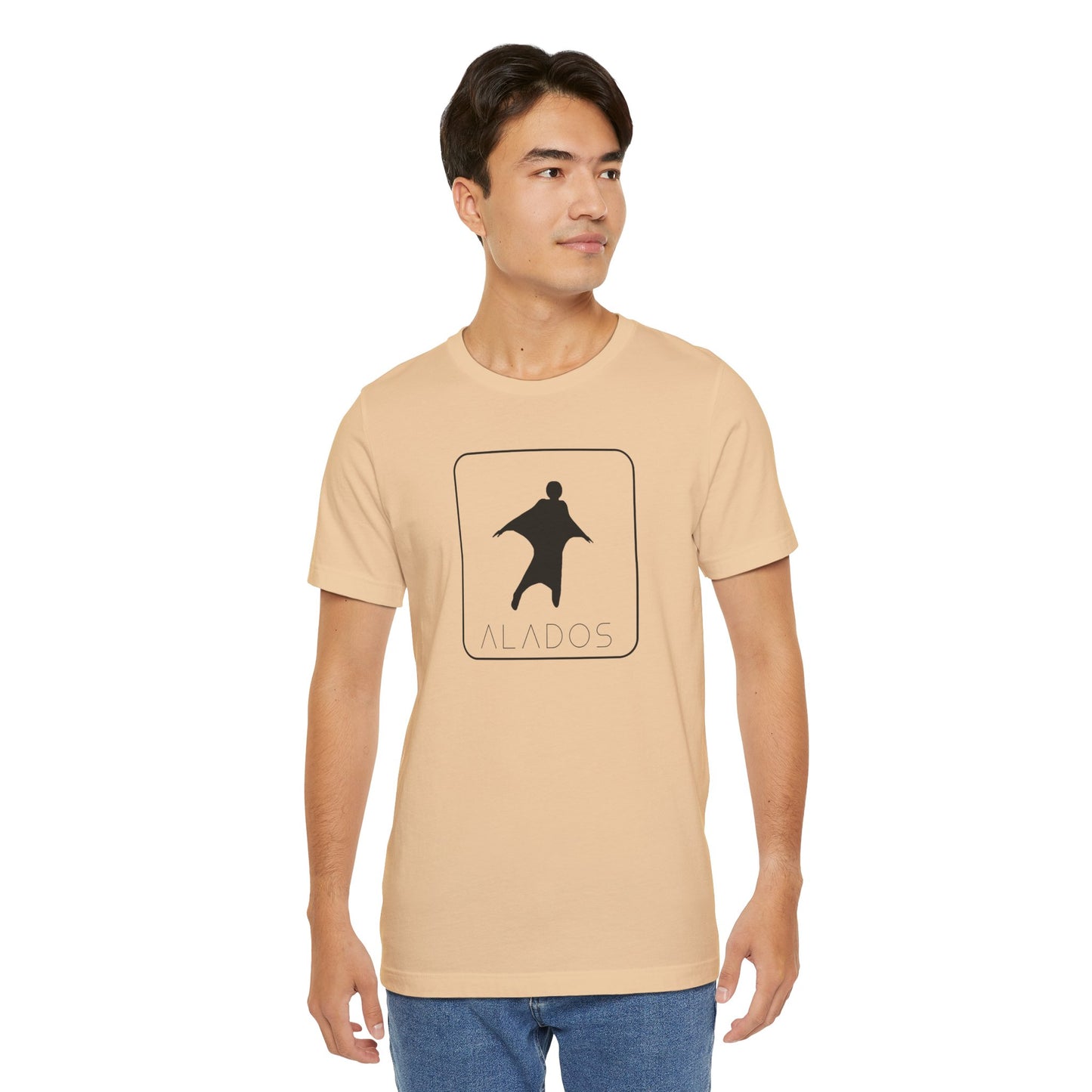 ALADOS.Inspiring Graphic Unisex T-Shirt for Explorers,Unique Design Tee,Motivational Gift for Friends. -Life is a wonderful adventure.-