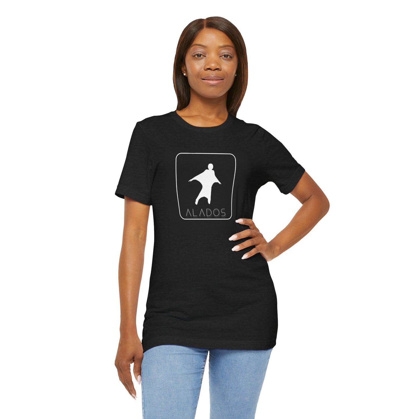 ALADOS Graphic Tee Neutral Gender,Great Gift for Explorers,Unique Design with Inspiring Quote. 'Life is a Wonderful Adventure'