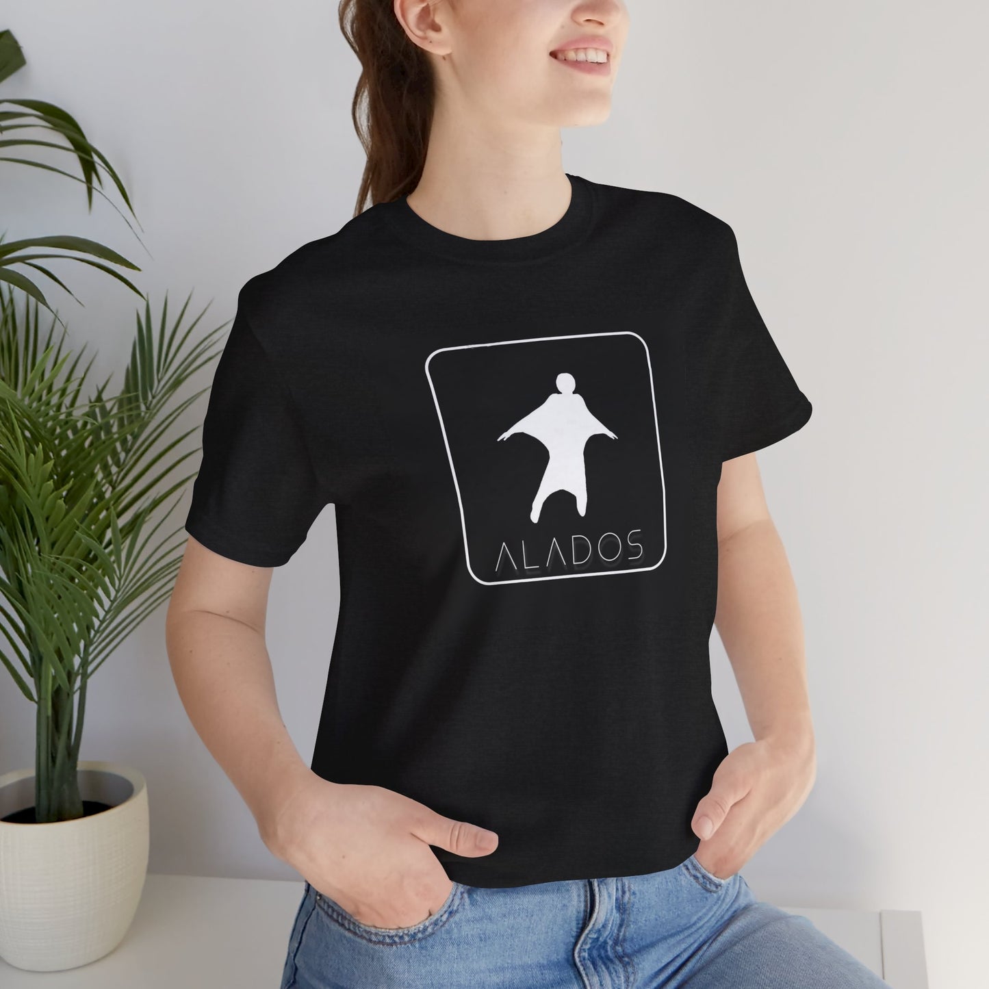 ALADOS Graphic Tee Neutral Gender,Great Gift for Explorers,Unique Design with Inspiring Quote. 'Life is a Wonderful Adventure'
