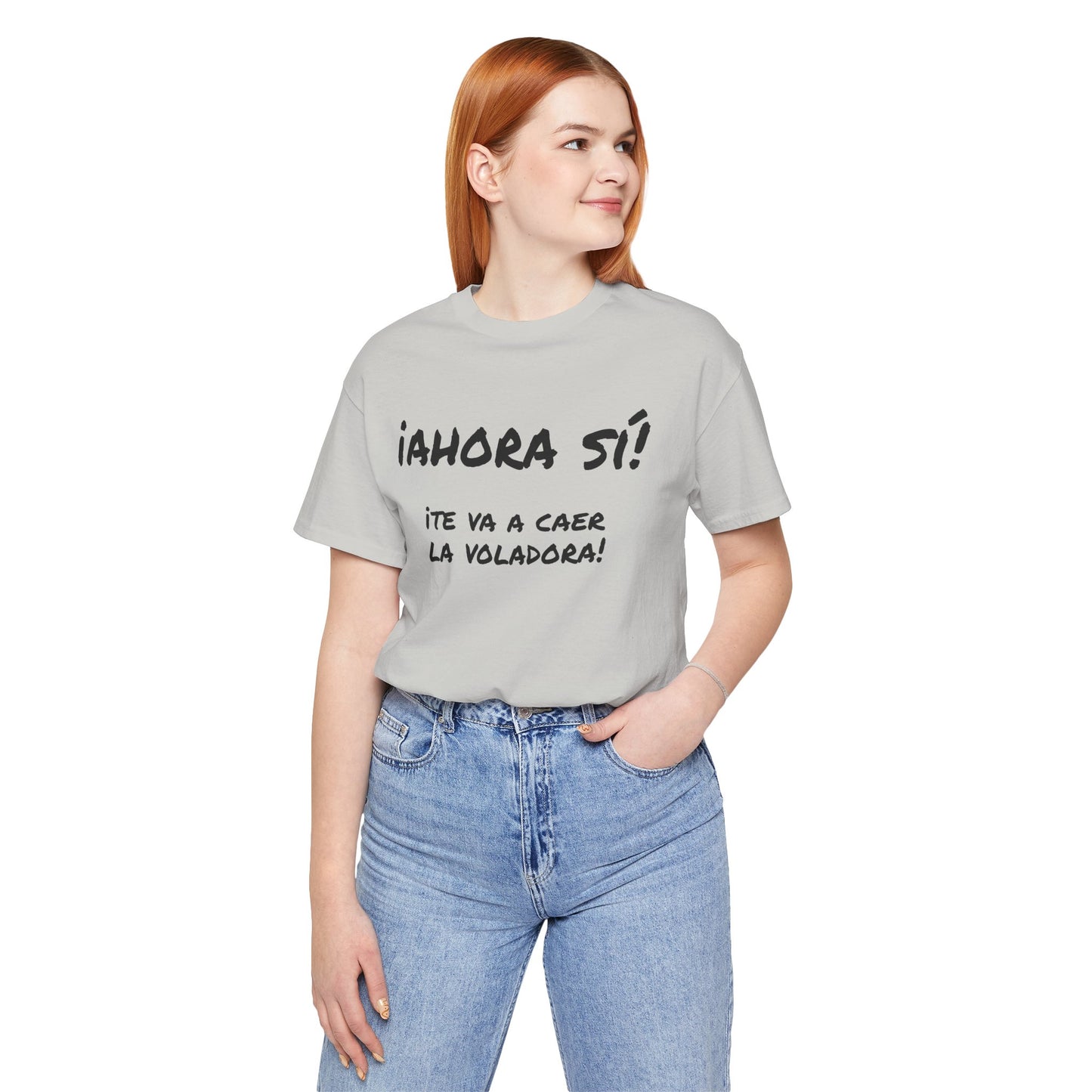 Funny T shirt for Men, Mexican Humor Tee,Great Gift for Friends, Casual Wear for Everyday.'Ahora si te va a caer la voladora!'
