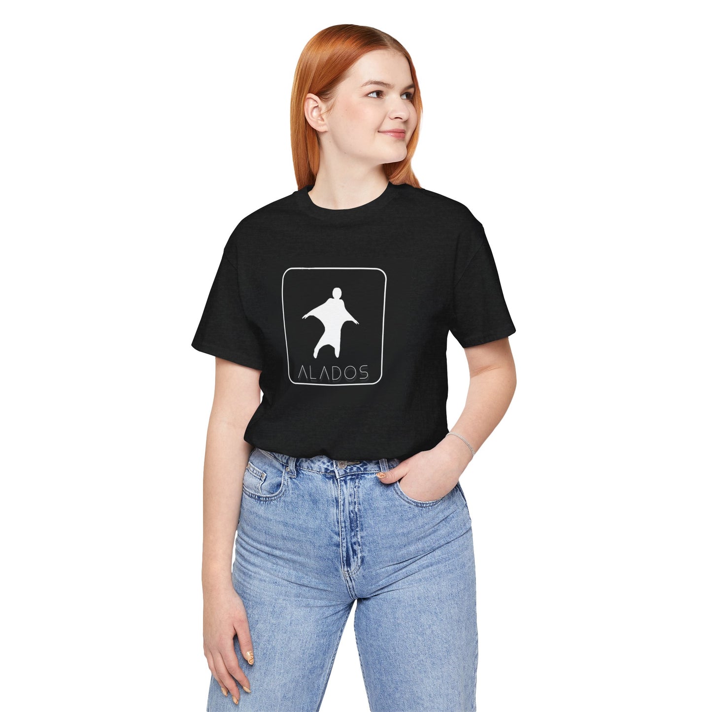 ALADOS Graphic Tee Neutral Gender,Great Gift for Explorers,Unique Design with Inspiring Quote. 'Life is a Wonderful Adventure'