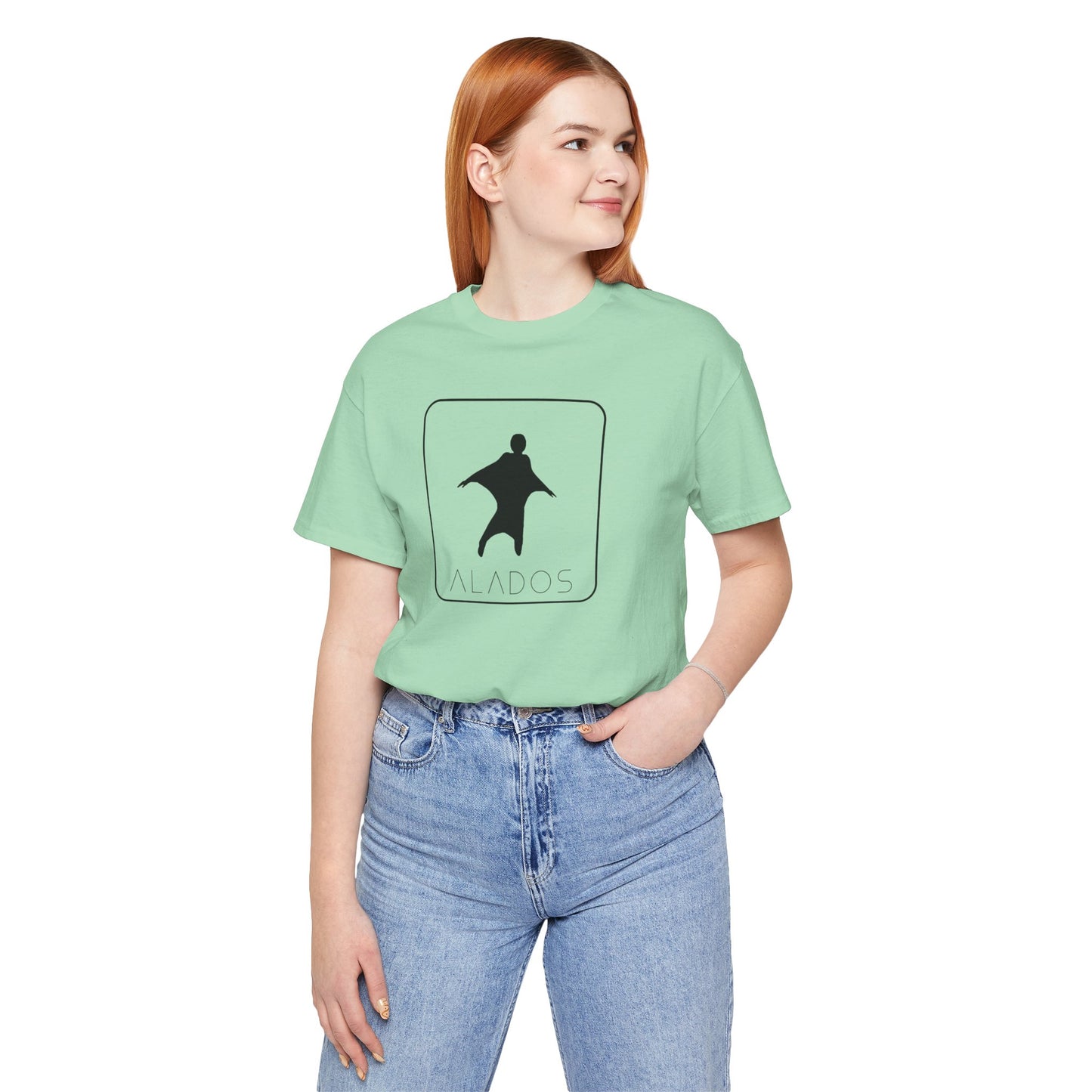 ALADOS.Inspiring Graphic Unisex T-Shirt for Explorers,Unique Design Tee,Motivational Gift for Friends. -Life is a wonderful adventure.-