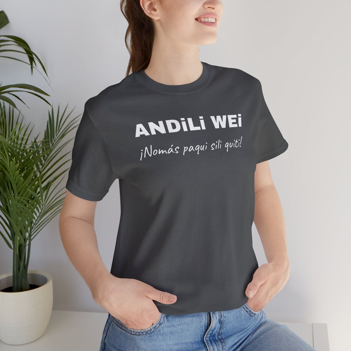 Funny Unisex Graphic Tee,Mexican Humor T-shirt, Casual Wear, Gift for Him/Her, Birthday Gift for Friends.'ANDILI WEI'