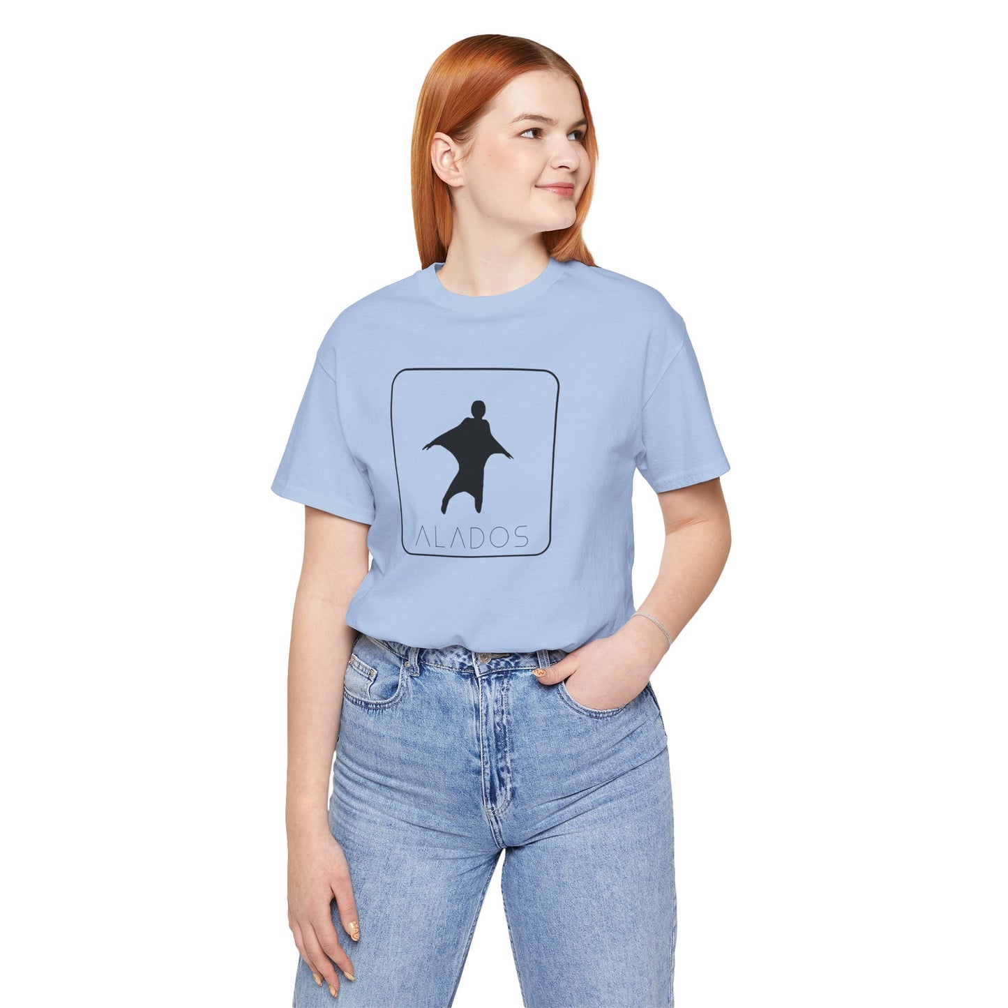 ALADOS.Inspiring Graphic Unisex T-Shirt for Explorers,Unique Design Tee,Motivational Gift for Friends. -Life is a wonderful adventure.-