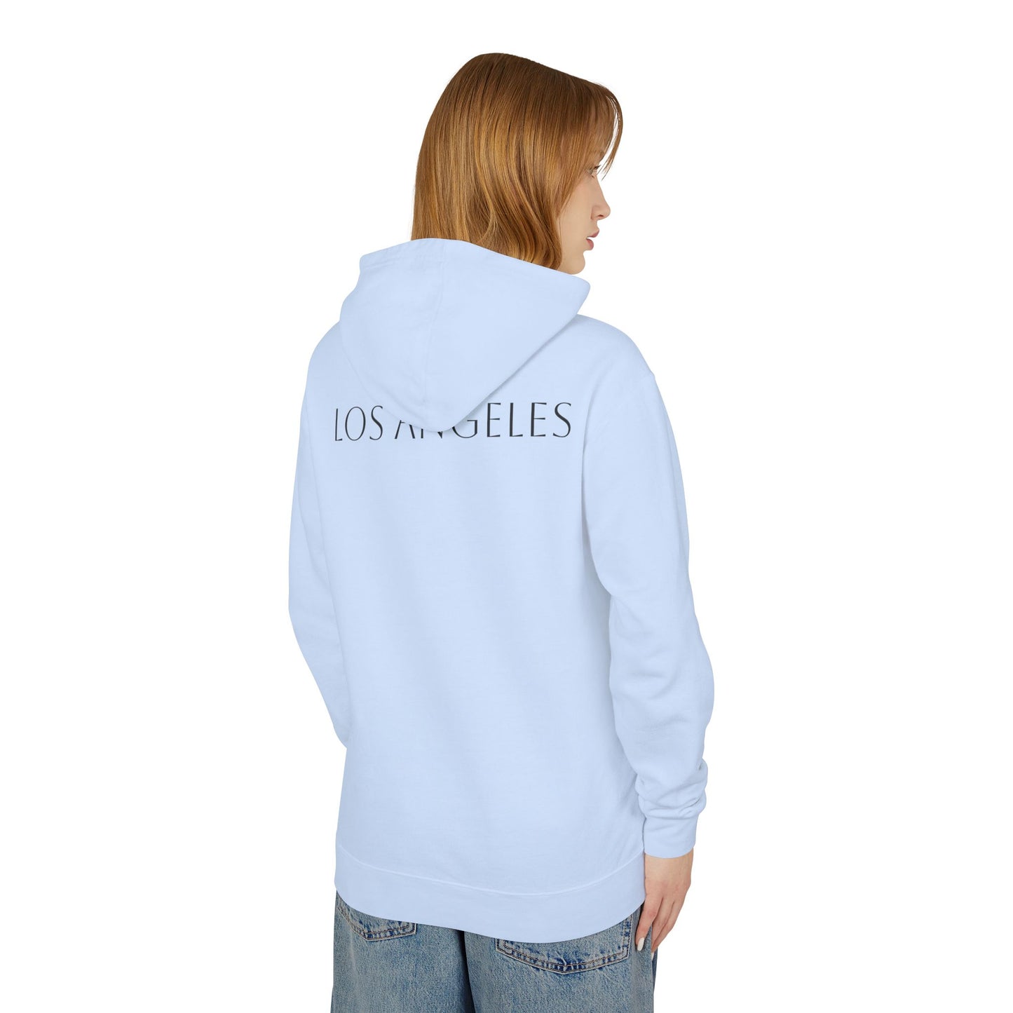 ALADOS   Angel Wings Hoodie,Unisex Lightweight Hoodie Sweatshirt, Unique Gift for Trendsetters.     'LOS ANGELES'