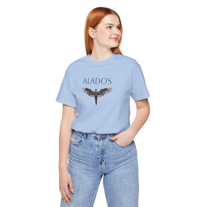 ALADOS.Unisex Angel Wings Graphic Tee, Spiritual Shirt, Gift for Nature Lovers, Casual Wear, Thoughtful Present for Birthdays and Holidays.
