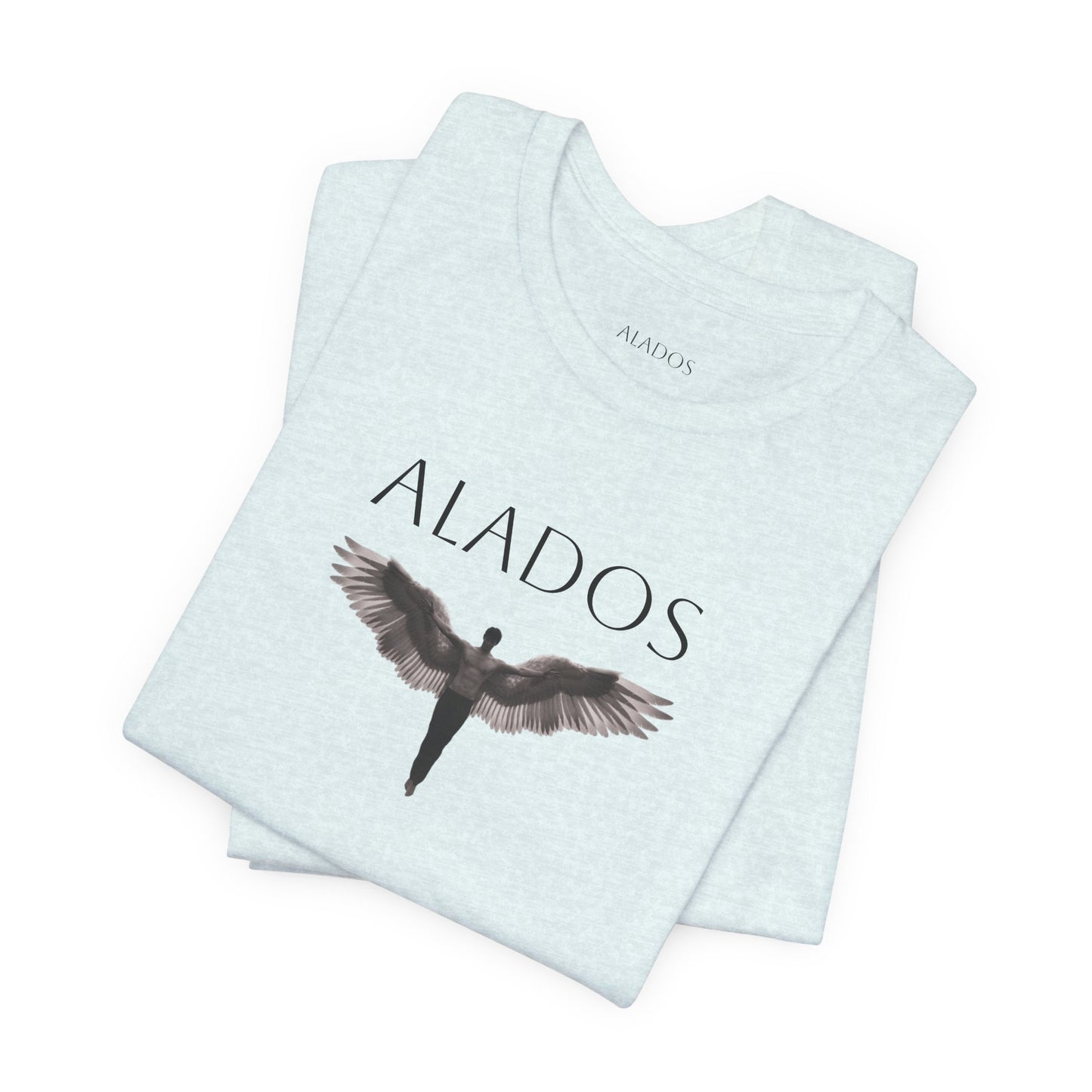 ALADOS.Unisex Angel Wings Graphic Tee, Spiritual Shirt, Gift for Nature Lovers, Casual Wear, Thoughtful Present for Birthdays and Holidays.