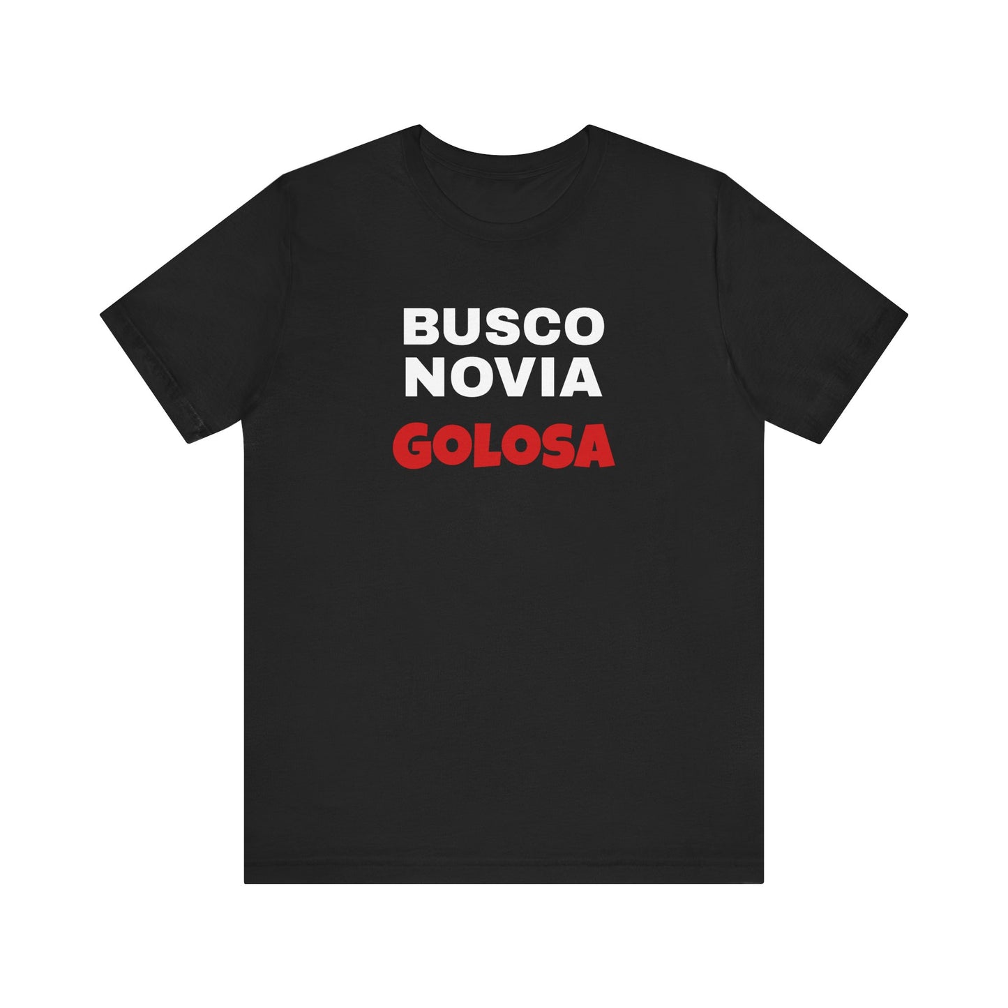 Funny Mexican Tee, Humorous  T-shirt, Sarcastic Tee, Gift for Lovers,Summer Style T-shirt,Latino T shirt. 'BUSCO NOVIA GOLOSA'