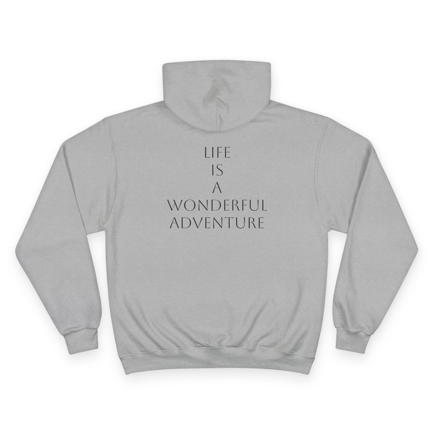 Sporting Champion Hoodie,Unique Design For Adventure Lovers,Great Gift for Holidays,Neutral Gender Hoodie. 'ALADOS:Life is a Wonderful Adventure'