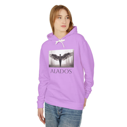 ALADOS   Angel Wings Hoodie,Unisex Lightweight Hoodie Sweatshirt, Unique Gift for Trendsetters.     'LOS ANGELES'