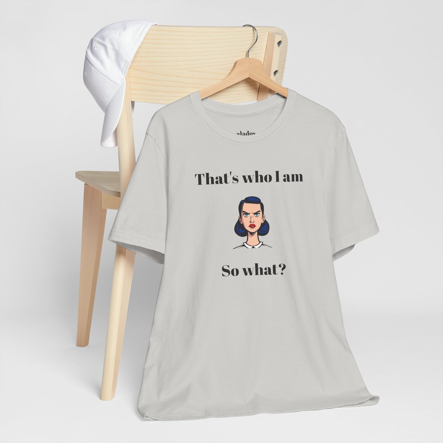 Bolt Design Shirt,  Women's Top, Unique Design Tee,Novelty Gift, Great Gift for Teens.'That's who I am,So what?'