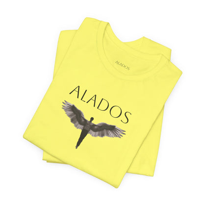 ALADOS.Unisex Angel Wings Graphic Tee, Spiritual Shirt, Gift for Nature Lovers, Casual Wear, Thoughtful Present for Birthdays and Holidays.