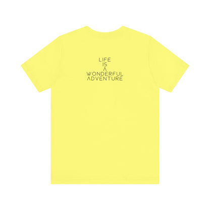 Alados Graphic Tee,Inspirational Unisex Jersey T-Shirt, Adventure Shirt, Angel Wing Shirt, Motivational Top, Gift for Dreamers