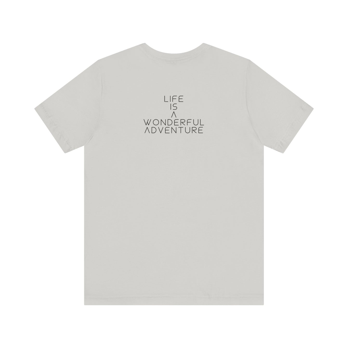 Alados Graphic Tee,Inspirational Unisex Jersey T-Shirt, Adventure Shirt, Angel Wing Shirt, Motivational Top, Gift for Dreamers