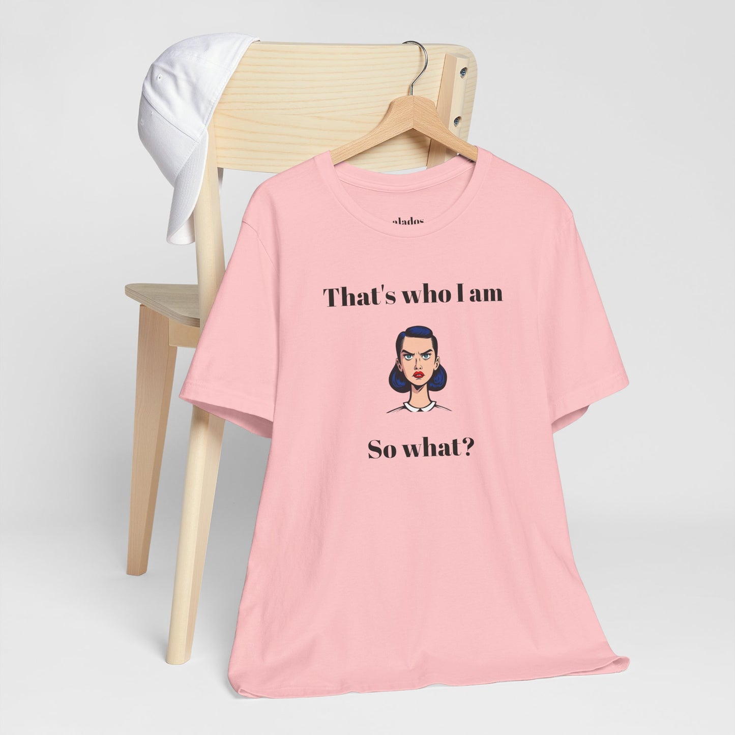 Bolt Design Shirt,  Women's Top, Unique Design Tee,Novelty Gift, Great Gift for Teens.'That's who I am,So what?'