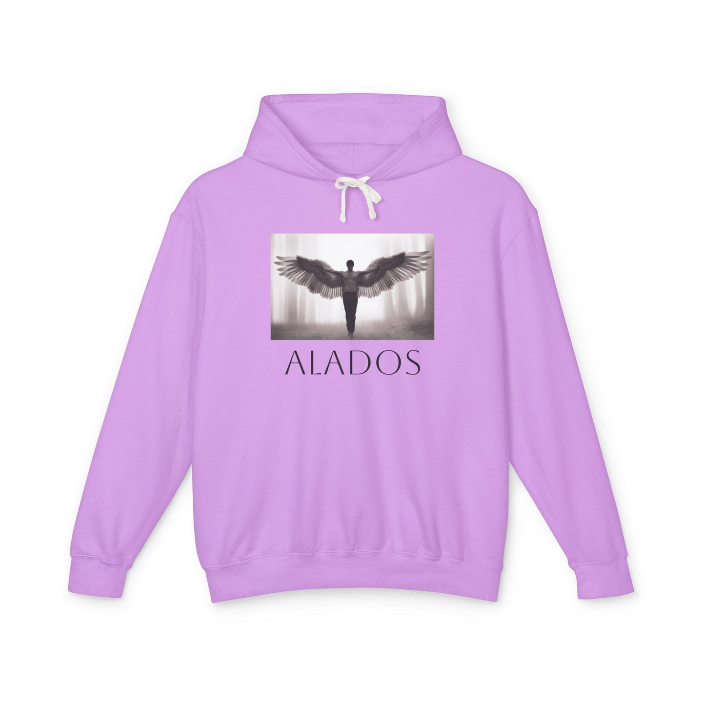 ALADOS   Angel Wings Hoodie,Unisex Lightweight Hoodie Sweatshirt, Unique Gift for Trendsetters.     'LOS ANGELES'