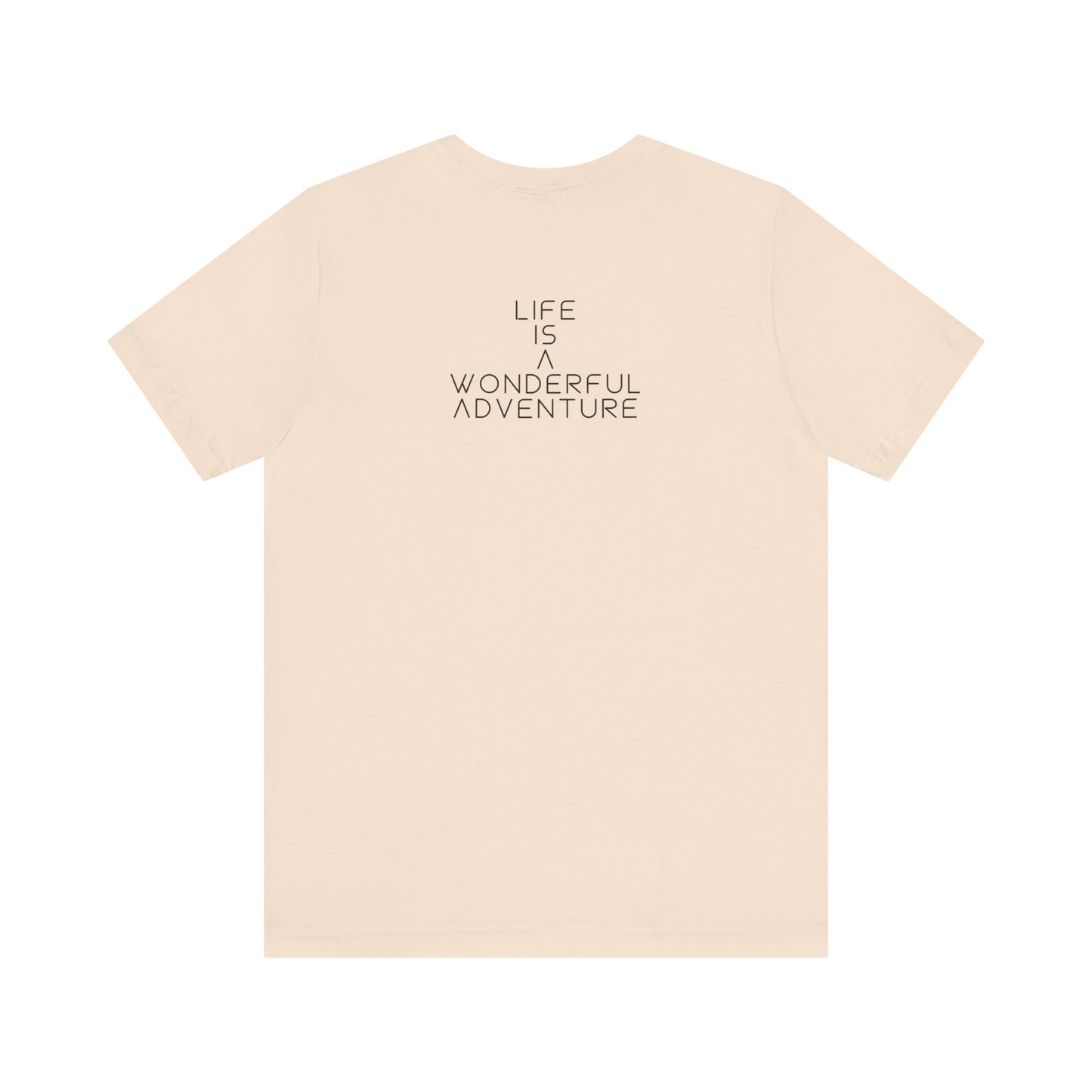 Alados Graphic Tee,Inspirational Unisex Jersey T-Shirt, Adventure Shirt, Angel Wing Shirt, Motivational Top, Gift for Dreamers