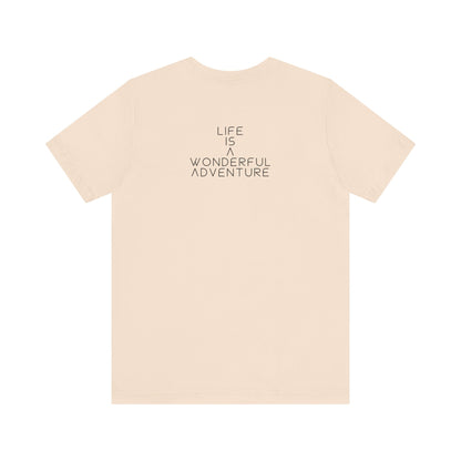 Alados Graphic Tee,Inspirational Unisex Jersey T-Shirt, Adventure Shirt, Angel Wing Shirt, Motivational Top, Gift for Dreamers