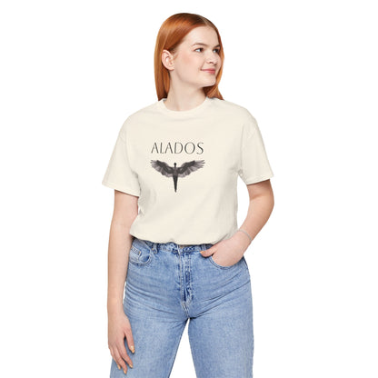 ALADOS.Unisex Angel Wings Graphic Tee, Spiritual Shirt, Gift for Nature Lovers, Casual Wear, Thoughtful Present for Birthdays and Holidays.