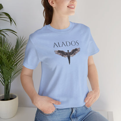 ALADOS.Unisex Angel Wings Graphic Tee, Spiritual Shirt, Gift for Nature Lovers, Casual Wear, Thoughtful Present for Birthdays and Holidays.