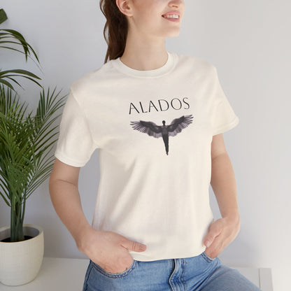 ALADOS.Unisex Angel Wings Graphic Tee, Spiritual Shirt, Gift for Nature Lovers, Casual Wear, Thoughtful Present for Birthdays and Holidays.