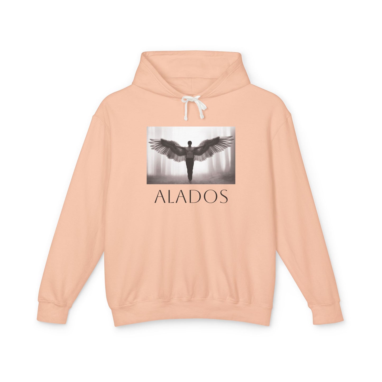 ALADOS   Angel Wings Hoodie,Unisex Lightweight Hoodie Sweatshirt, Unique Gift for Trendsetters.     'LOS ANGELES'
