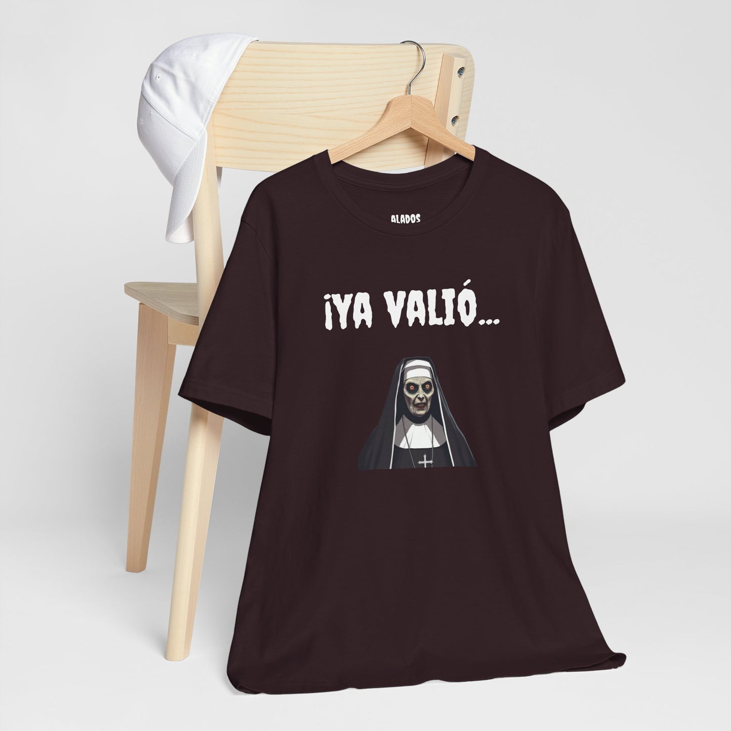 Gothic Nun Tee - Dark Humor Unisex Jersey Shirt - Perfect for Halloween, Parties, Casual Wear, Gifts, Unique Design.YA VALIO