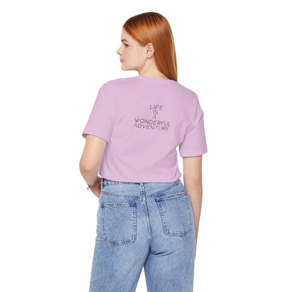 Alados Graphic Tee,Inspirational Unisex Jersey T-Shirt, Adventure Shirt, Angel Wing Shirt, Motivational Top, Gift for Dreamers