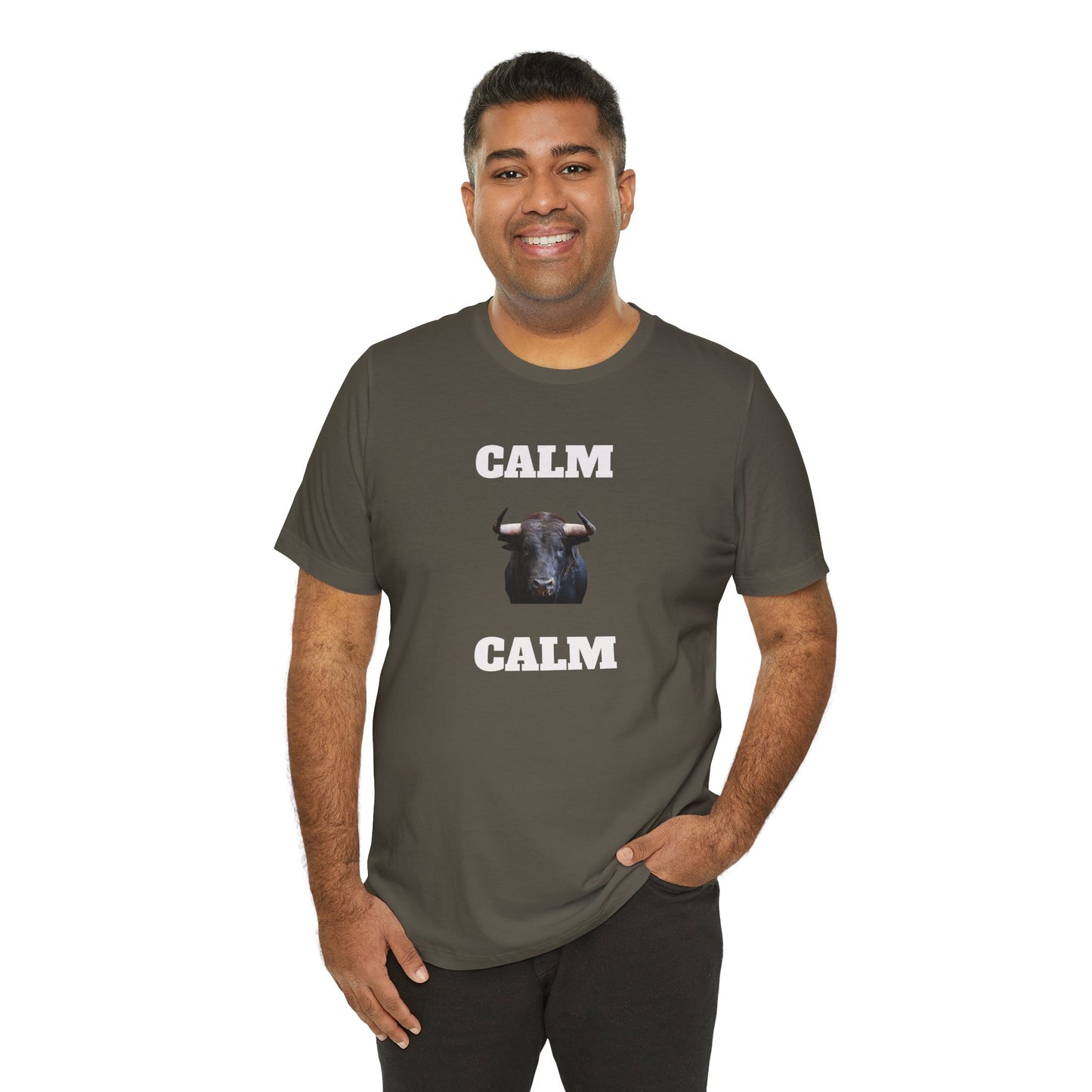 Funny Unisex Tee, Sarcastic T Shirt, Holiday Gift, Casual Wear, Joke Clothing, Birthday Gift,Mexican Humor Tee. 'Calm... Calm'