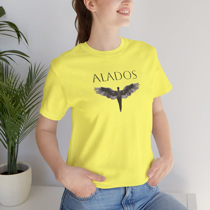 ALADOS.Unisex Angel Wings Graphic Tee, Spiritual Shirt, Gift for Nature Lovers, Casual Wear, Thoughtful Present for Birthdays and Holidays.
