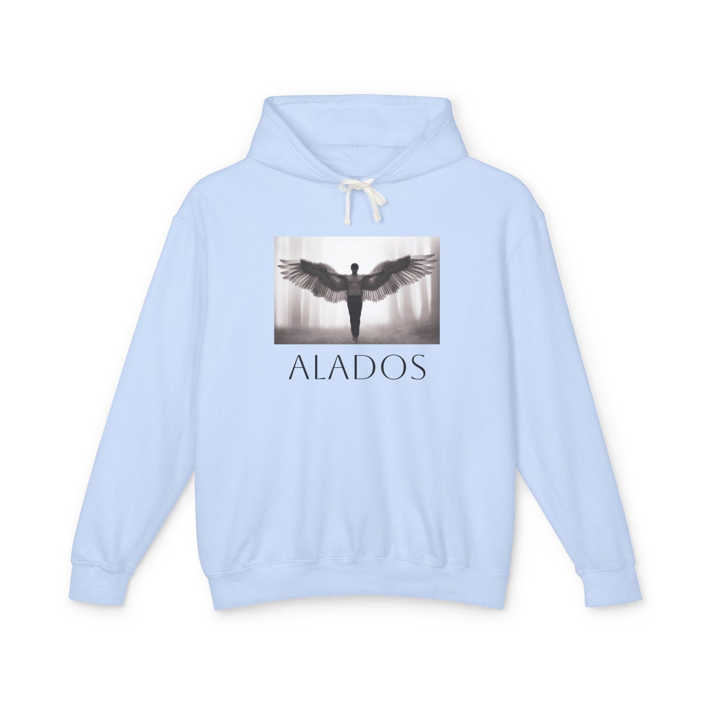 ALADOS   Angel Wings Hoodie,Unisex Lightweight Hoodie Sweatshirt, Unique Gift for Trendsetters.     'LOS ANGELES'