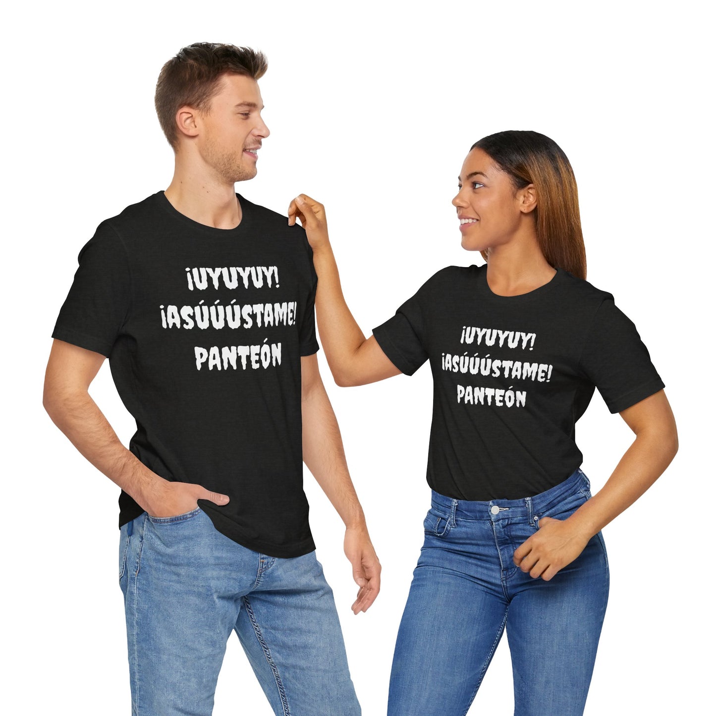 Unisex Jersey Tee - Comfort & Style for All Occasions | Casual Wear, Birthday Gift, Graphic Tees. ¡UYUYUY ASUSTAME PANTEON!'