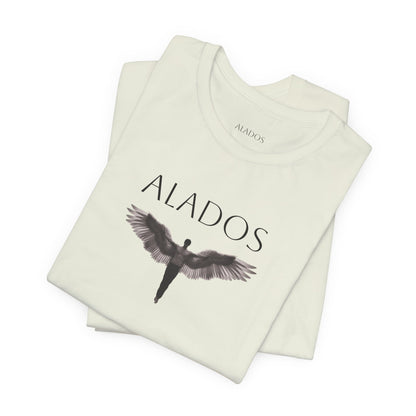 ALADOS.Unisex Angel Wings Graphic Tee, Spiritual Shirt, Gift for Nature Lovers, Casual Wear, Thoughtful Present for Birthdays and Holidays.