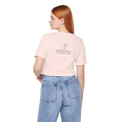 Alados Graphic Tee,Inspirational Unisex Jersey T-Shirt, Adventure Shirt, Angel Wing Shirt, Motivational Top, Gift for Dreamers