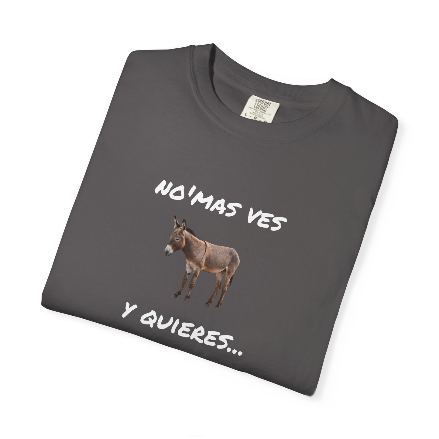 Funny Unisex Garment-Dyed T-Shirt.Mexican Humor T-shirt Nomas ves burro  y quieres...viaje.