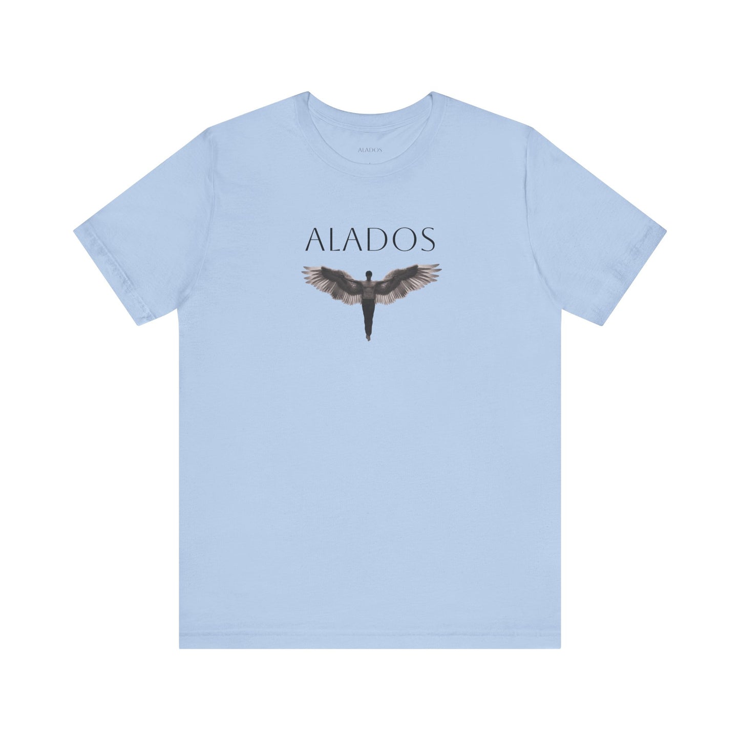 ALADOS.Unisex Angel Wings Graphic Tee, Spiritual Shirt, Gift for Nature Lovers, Casual Wear, Thoughtful Present for Birthdays and Holidays.