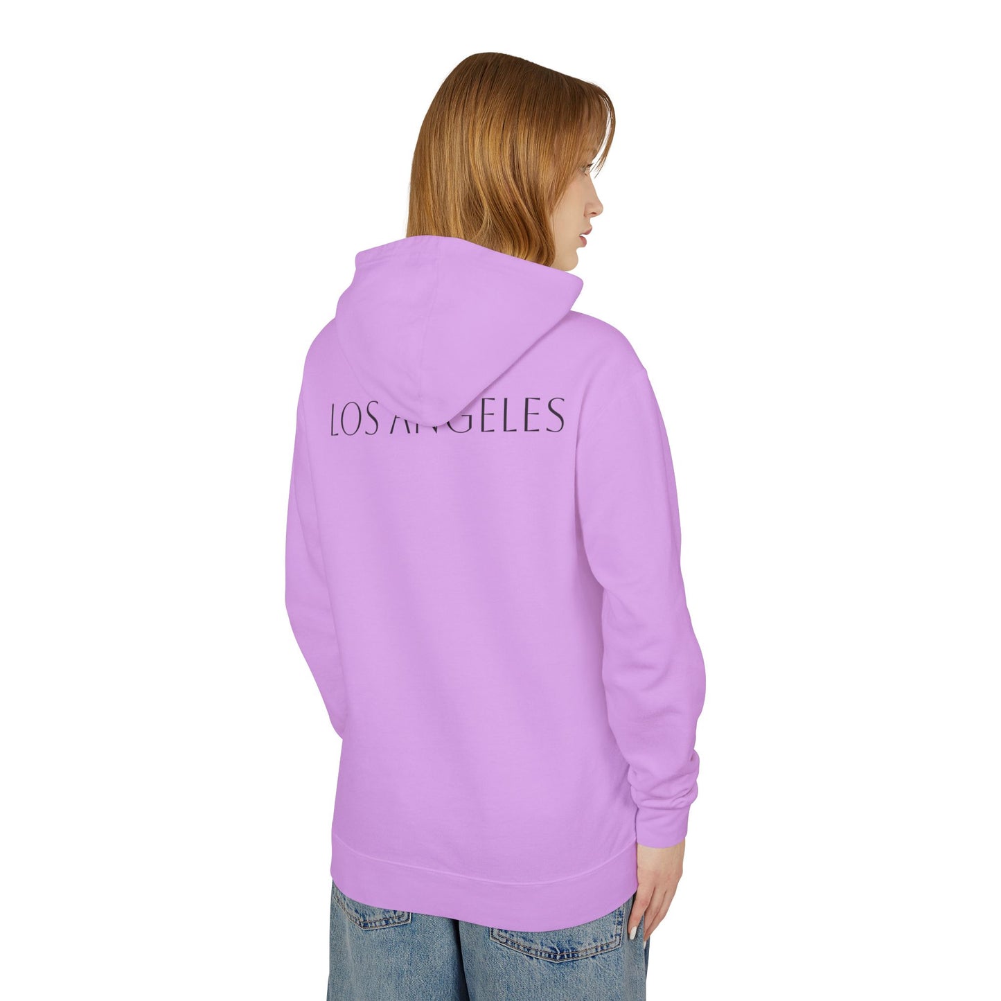 ALADOS   Angel Wings Hoodie,Unisex Lightweight Hoodie Sweatshirt, Unique Gift for Trendsetters.     'LOS ANGELES'