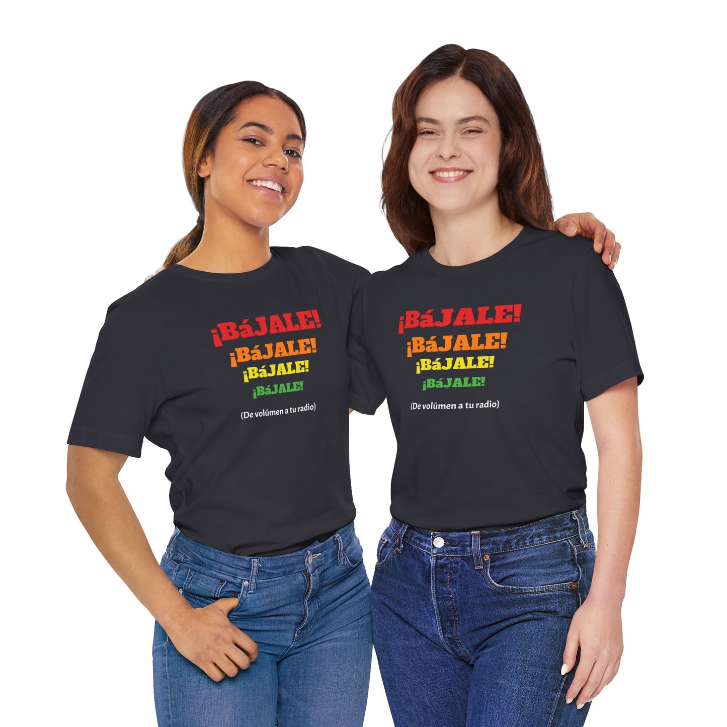 Funny Mexican T-shirt Neutral Gender,Mexican Sayings Shirt,Humorous Latin Style T-shirt 'Bajale Bajale Bajale'