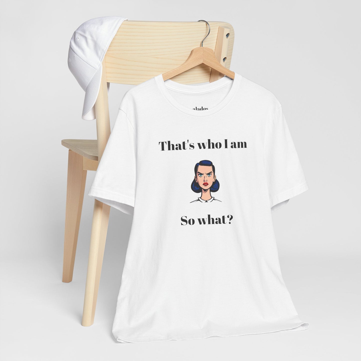 Bolt Design Shirt,  Women's Top, Unique Design Tee,Novelty Gift, Great Gift for Teens.'That's who I am,So what?'