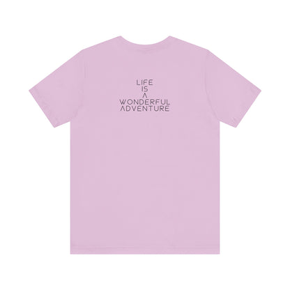 Alados Graphic Tee,Inspirational Unisex Jersey T-Shirt, Adventure Shirt, Angel Wing Shirt, Motivational Top, Gift for Dreamers