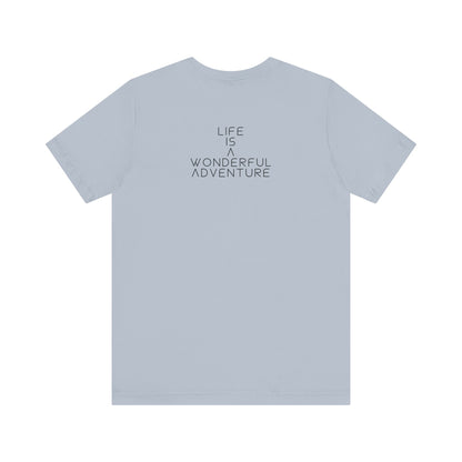 Alados Graphic Tee,Inspirational Unisex Jersey T-Shirt, Adventure Shirt, Angel Wing Shirt, Motivational Top, Gift for Dreamers