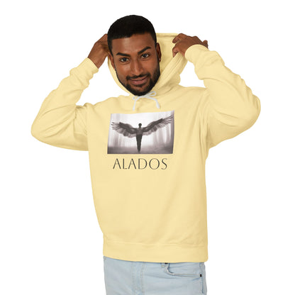 ALADOS   Angel Wings Hoodie,Unisex Lightweight Hoodie Sweatshirt, Unique Gift for Trendsetters.     'LOS ANGELES'