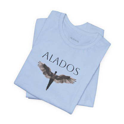 ALADOS.Unisex Angel Wings Graphic Tee, Spiritual Shirt, Gift for Nature Lovers, Casual Wear, Thoughtful Present for Birthdays and Holidays.