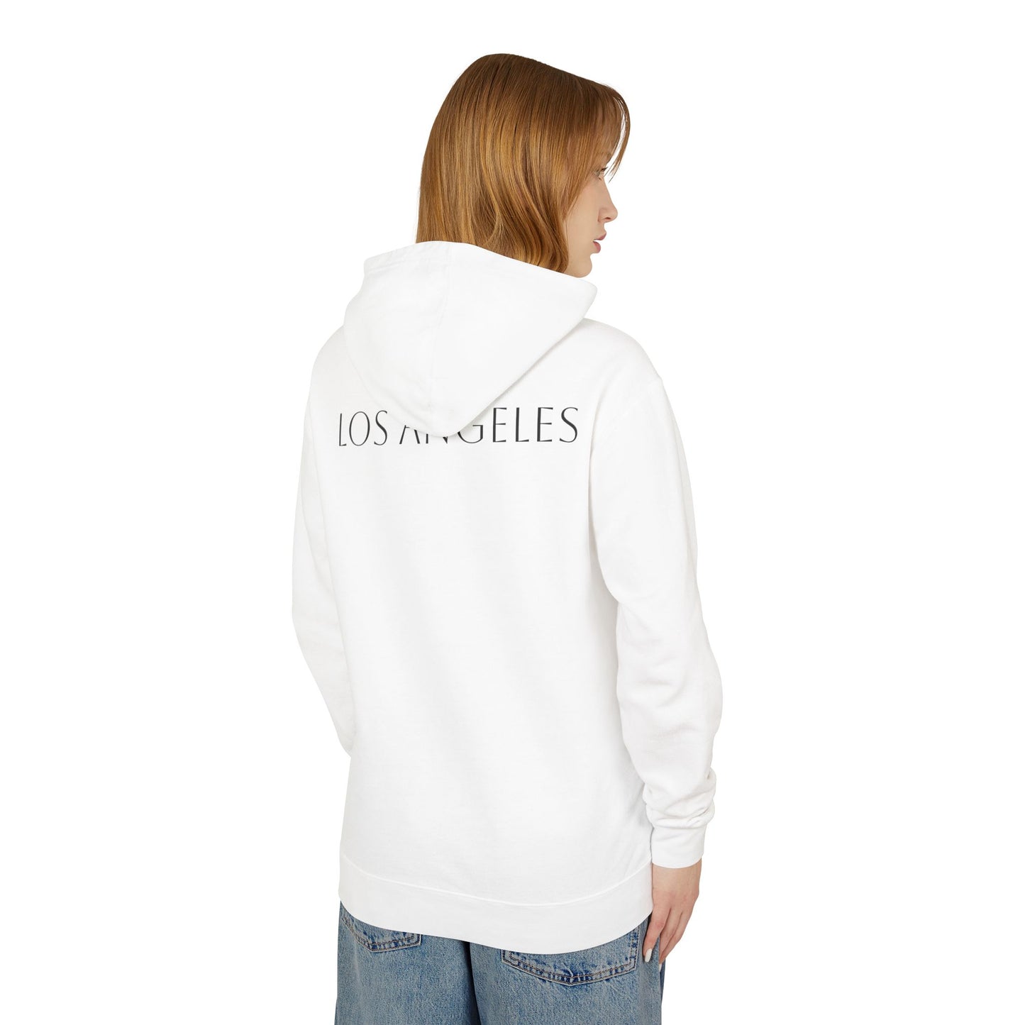 ALADOS   Angel Wings Hoodie,Unisex Lightweight Hoodie Sweatshirt, Unique Gift for Trendsetters.     'LOS ANGELES'