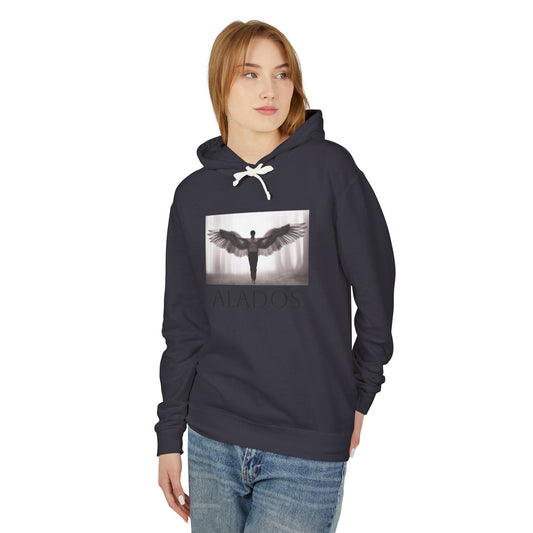 ALADOS   Angel Wings Hoodie,Unisex Lightweight Hoodie Sweatshirt, Unique Gift for Trendsetters.     'LOS ANGELES'