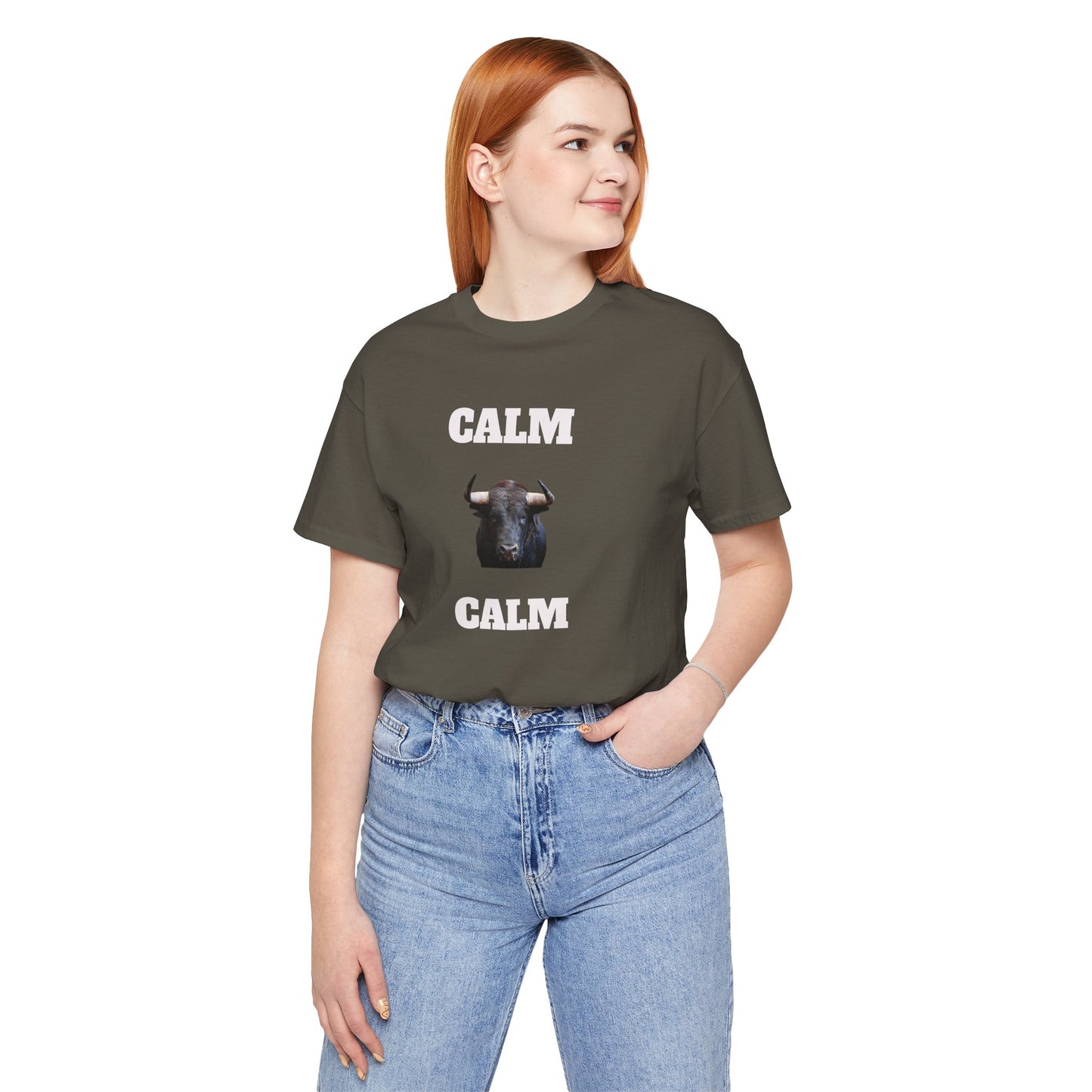 Funny Unisex Tee, Sarcastic T Shirt, Holiday Gift, Casual Wear, Joke Clothing, Birthday Gift,Mexican Humor Tee. 'Calm... Calm'