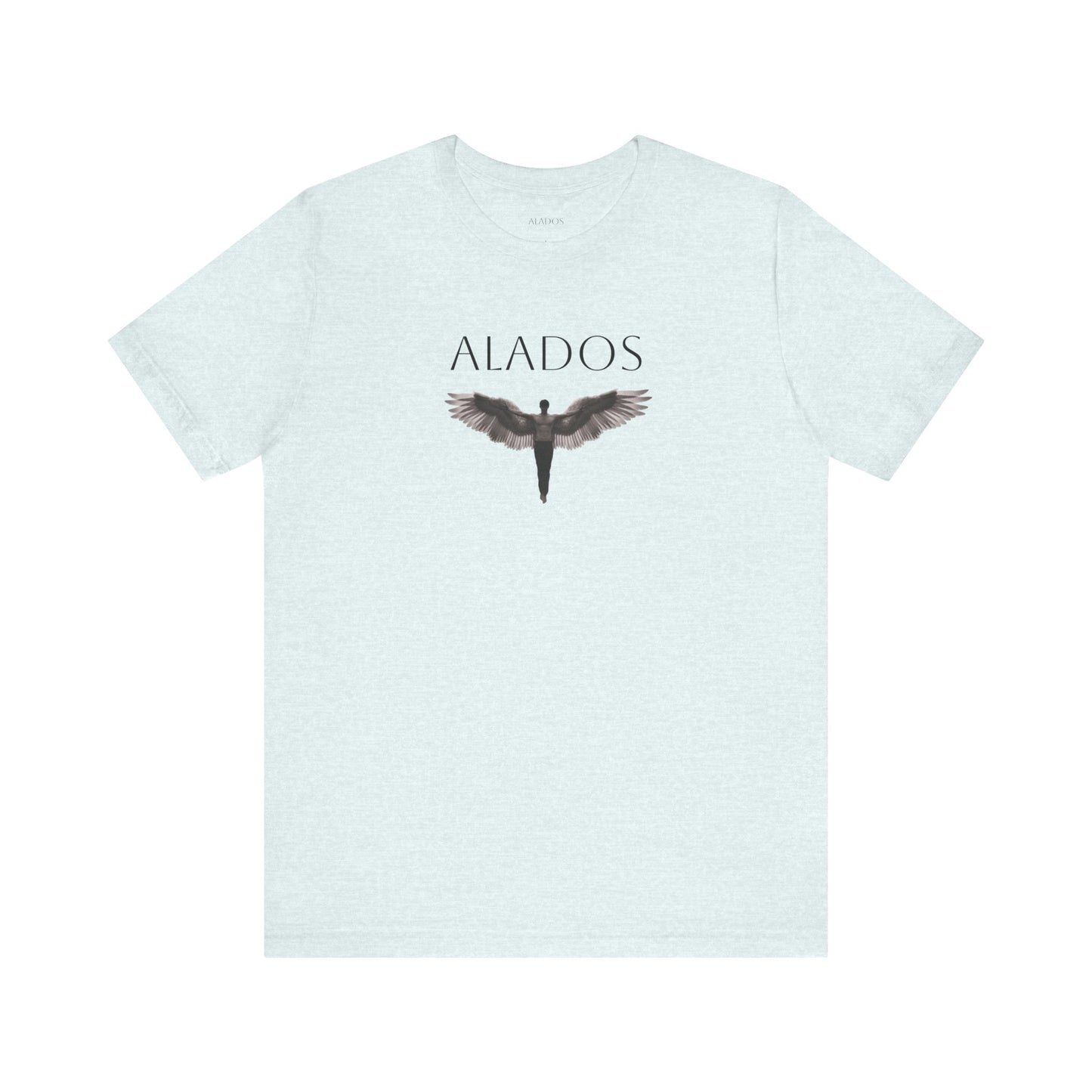 ALADOS.Unisex Angel Wings Graphic Tee, Spiritual Shirt, Gift for Nature Lovers, Casual Wear, Thoughtful Present for Birthdays and Holidays.