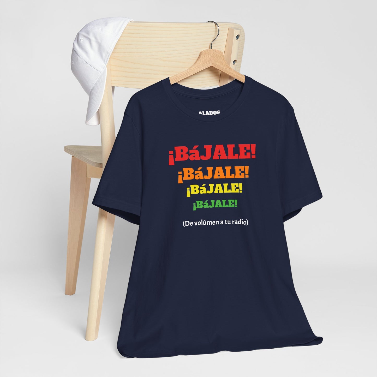 Funny Mexican T-shirt Neutral Gender,Mexican Sayings Shirt,Humorous Latin Style T-shirt 'Bajale Bajale Bajale'