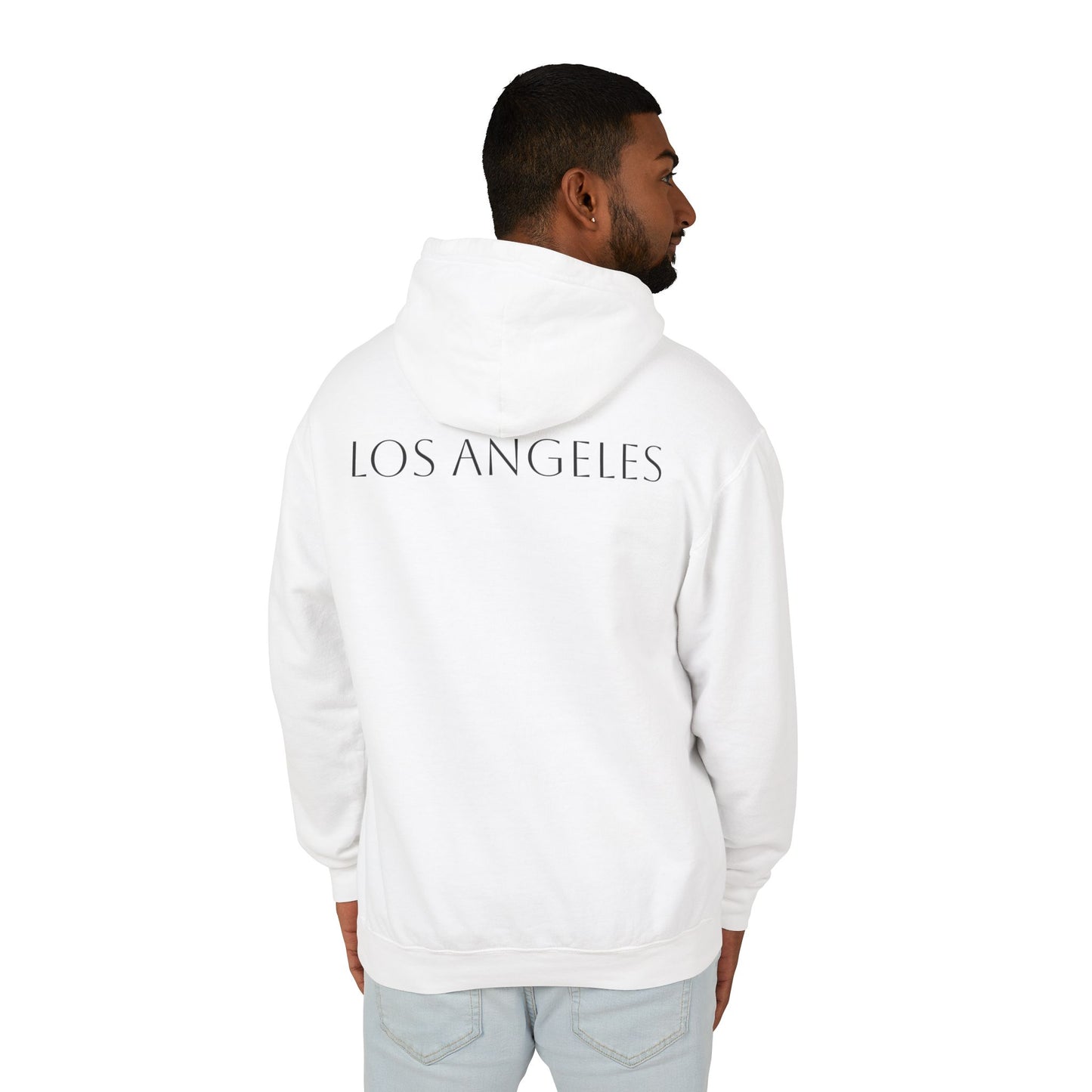 ALADOS   Angel Wings Hoodie,Unisex Lightweight Hoodie Sweatshirt, Unique Gift for Trendsetters.     'LOS ANGELES'