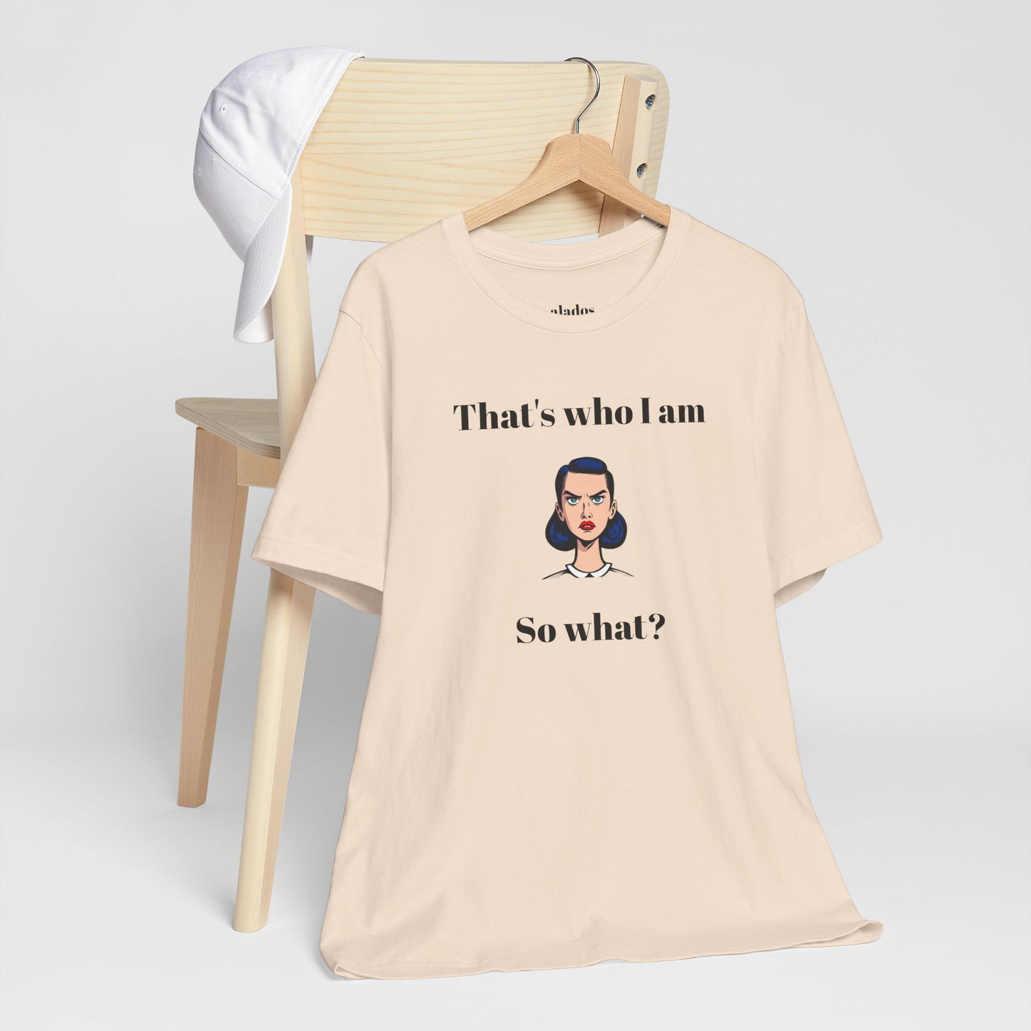 Bolt Design Shirt,  Women's Top, Unique Design Tee,Novelty Gift, Great Gift for Teens.'That's who I am,So what?'